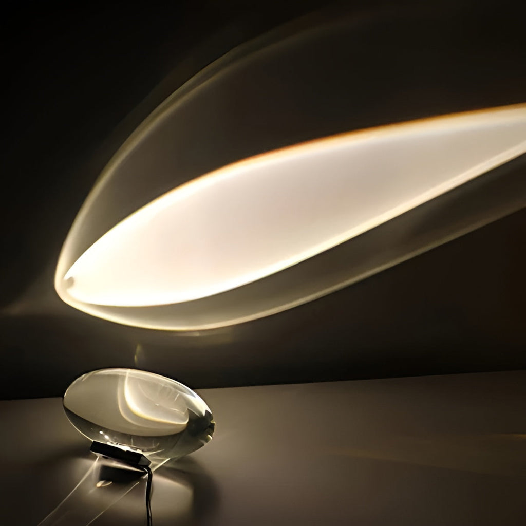 Oval Shaped Table Lamp with Cozy Ambient Lighting