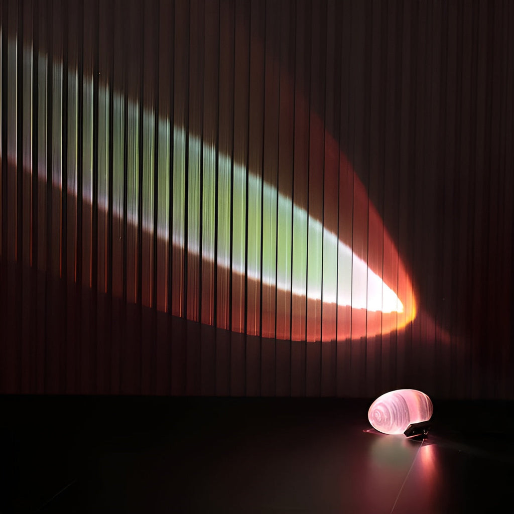 Oval Shaped Table Lamp with Cozy Ambient Lighting
